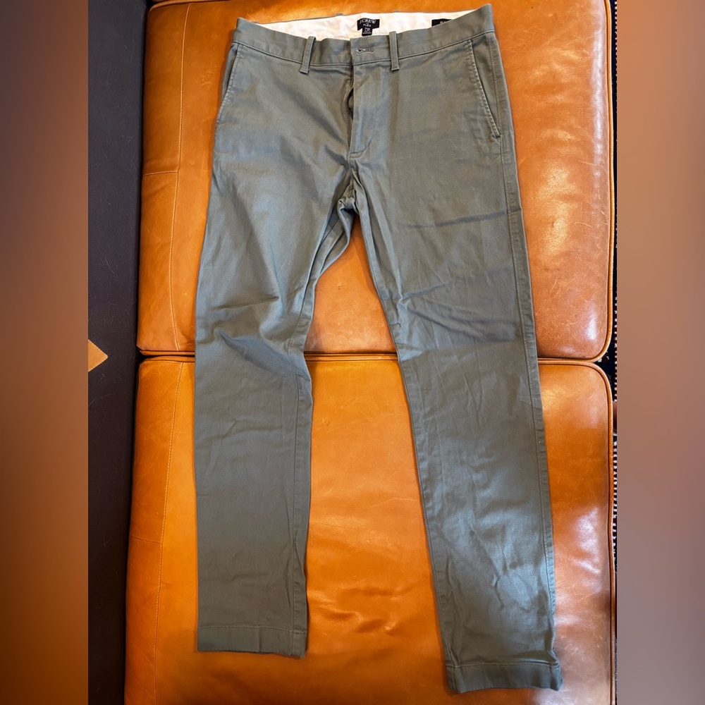J. Crew Olive Chino Pants